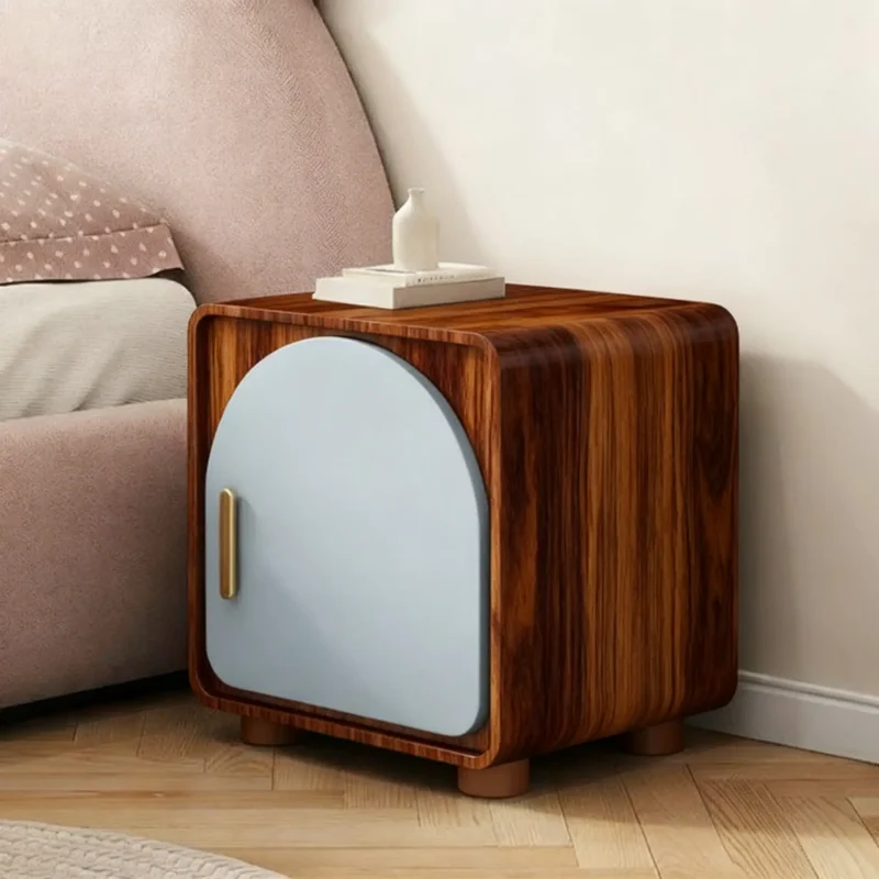 ArcLine Wooden Bedside Cabinet